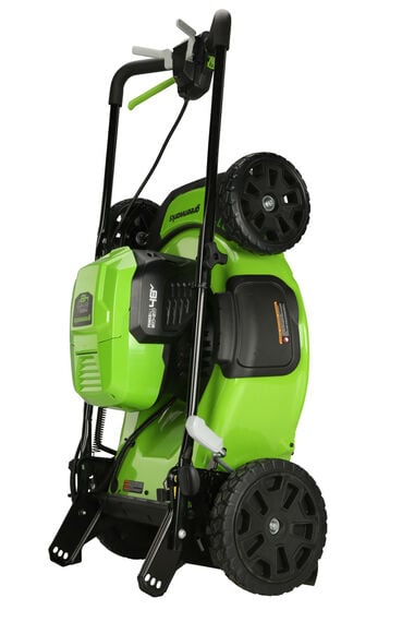 Greenworks 48V 21in Cordless Self Propelled Lawn Mower Kit with 5Ah Battery 2pk & Charger, large image number 7