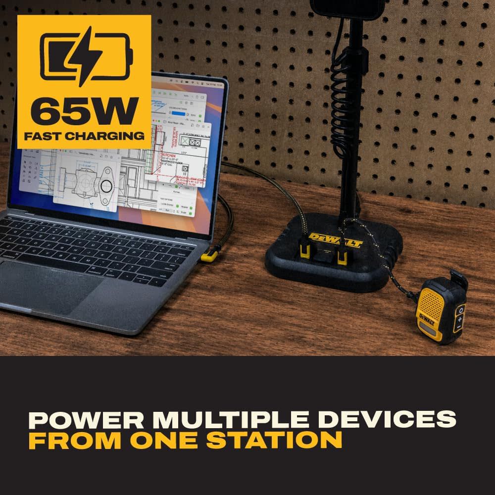 DEWALT Adjustable MagSafe Compatible Wireless Charging Stand, large image number 3