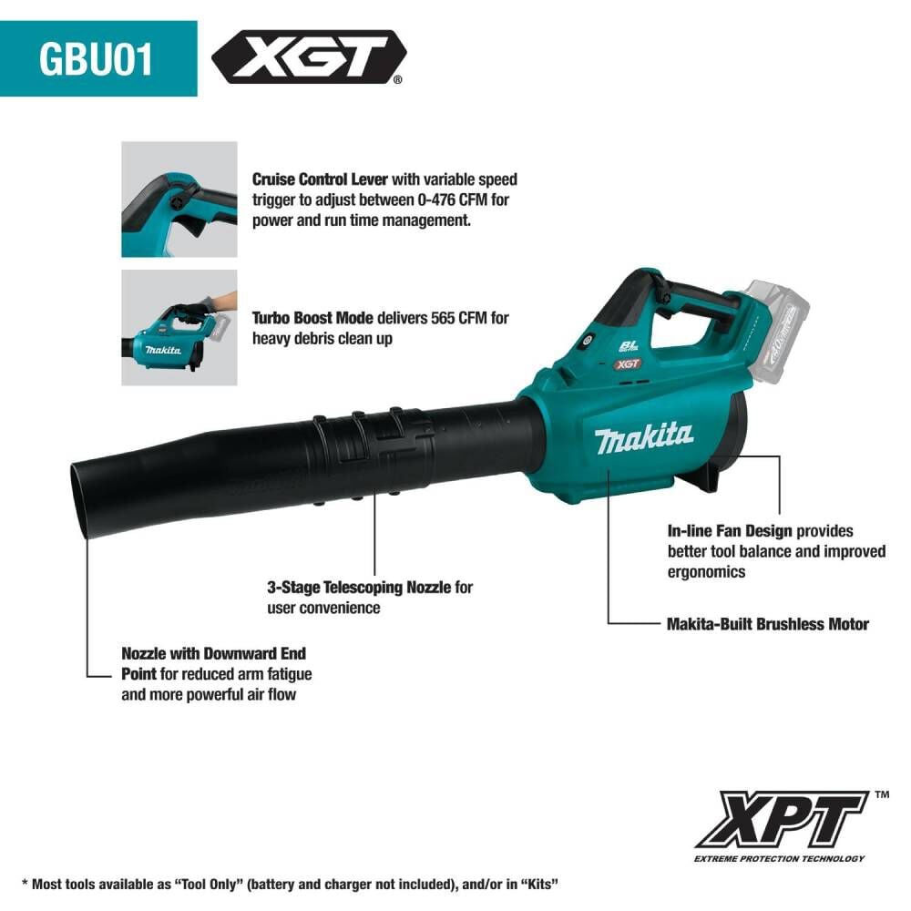 Makita 40V max XGT Blower Kit, large image number 2