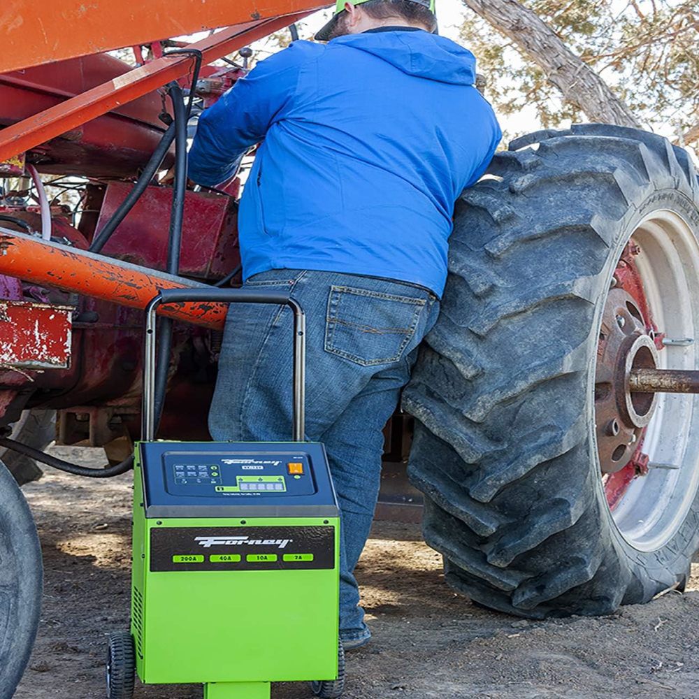 Forney Industries 12V Wheeled Battery/Trickle Charger 52755 from Forney