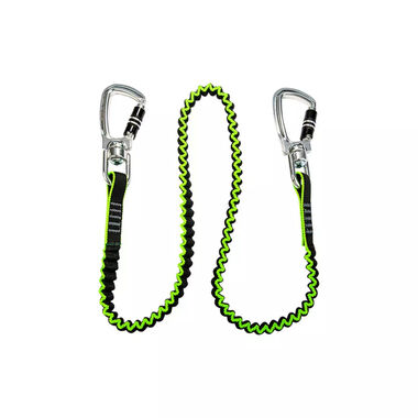 Safewaze 35 lb. Medium Duty Elasticated Tool Tether: 2 Carabiners