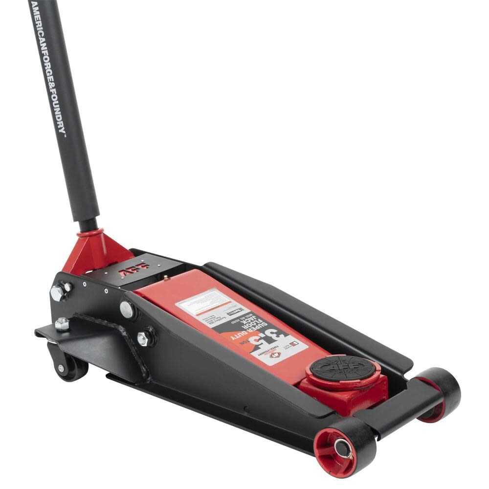 American Forge 3.5 Ton Lighting Lift Super Duty Floor Jack 2pc Handle – 352SD