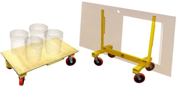 Paragon Pro 4000 Lb. Capacity Drywall/Material Cart, large image number 1