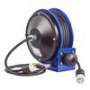 Coxreels 30 Ft Steel Power Cord Reel with LED Light, small image number 1