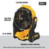 DEWALT 20V MAX Jobsite Fan with POWERSTACK 20V MAX Battery & Charger Kit Bundle, small image number 5