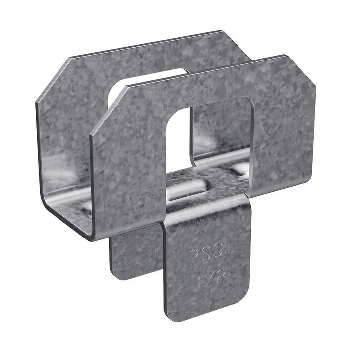 Simpson Strong-Tie 20 Gauge 1/2 In. Zinc Galvanized G90 Panel Sheathing Clip