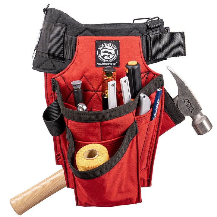 Badger Tool Belts Trimmer Set, Red, Small, large image number 1