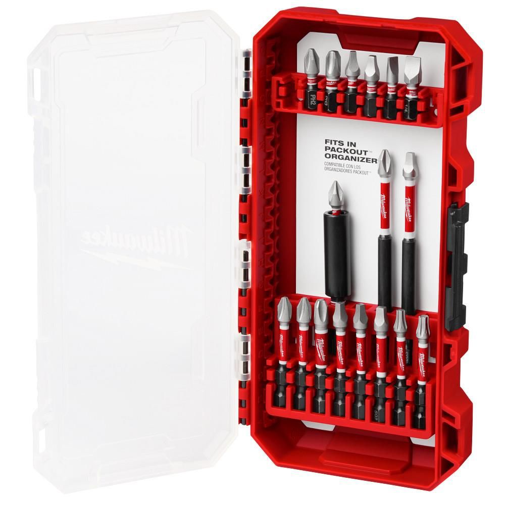 Milwaukee SHOCKWAVE Impact Duty Driver Bit Set  18PC, large image number 13