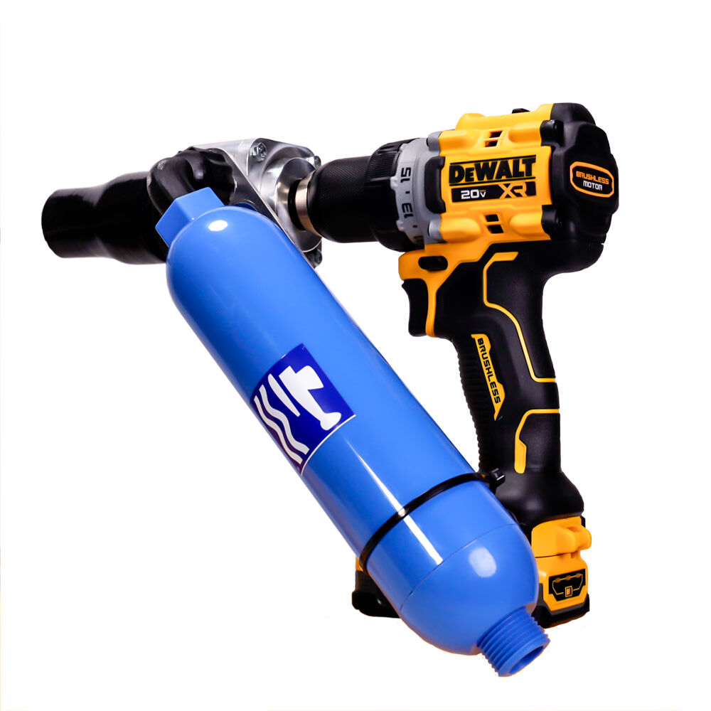 Turbo Seaplane Float Pump with DEWALT 20V MAX XR Compact Drill 2 Battery Kit and Invasive Species Filter TFP D FD Acme Tools
