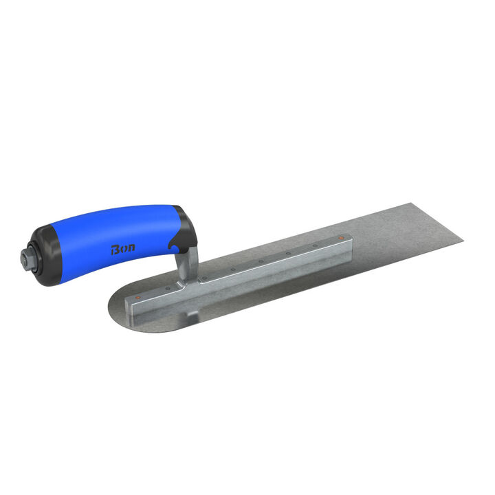 Bon Tool Pipe Trowel Carbon Steel 12 Inch x 3 Inch with Comfort Grip Handle, large image number 1