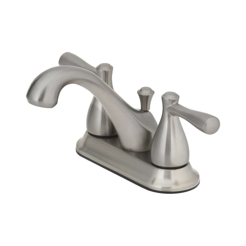Oakbrook Brushed Nickel Two Handle Bathroom Sink Faucet, large image number 2