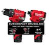 Milwaukee M12 Subcompact Brushless 2-Tool Combo Kit, small image number 2