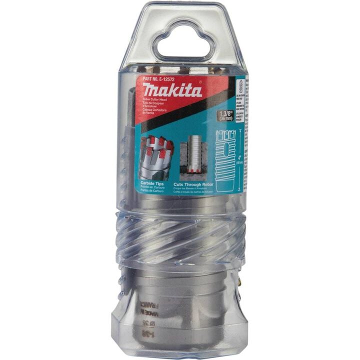 Makita 1 3/8in x 4in Rebar Cutter Drill Bit Head Only, large image number 9