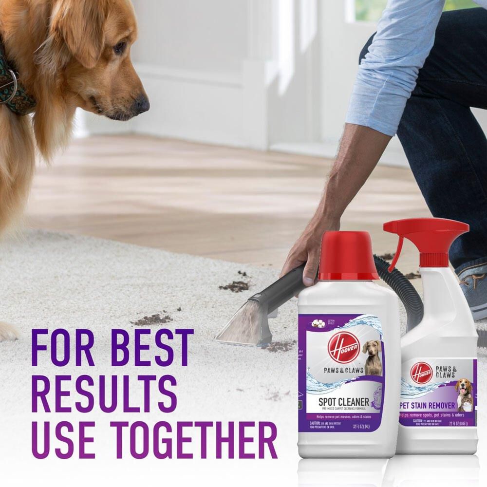 Hoover Residential Vacuum Paws Claws Spot Cleaner Solution Pet
