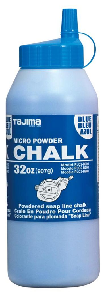 Tajima CHALK-RITE Ultra Fine Chalk 32 oz. Blue