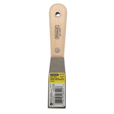 Stanley 1-1/4 In. Putty Knife Wood Handle