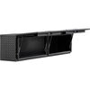Buyers Products Company 16x13x88 Inch Matte Black Diamond Tread Aluminum Topsider Truck Box with Flip-Up Doors, small image number 3