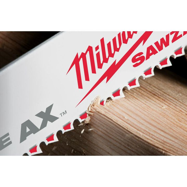 Milwaukee 6 in. 5 TPI The Ax SAWZALL Blade 25PK, large image number 11