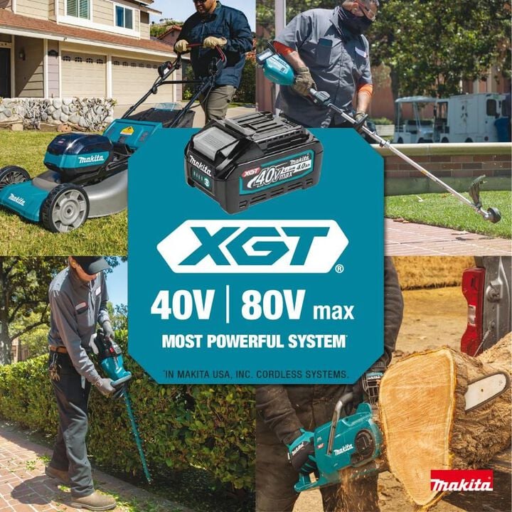 Makita 40V max XGT Brushless Cordless 24 Inch Articulating Pole Hedge Trimmer 4 Ah Kit, large image number 13