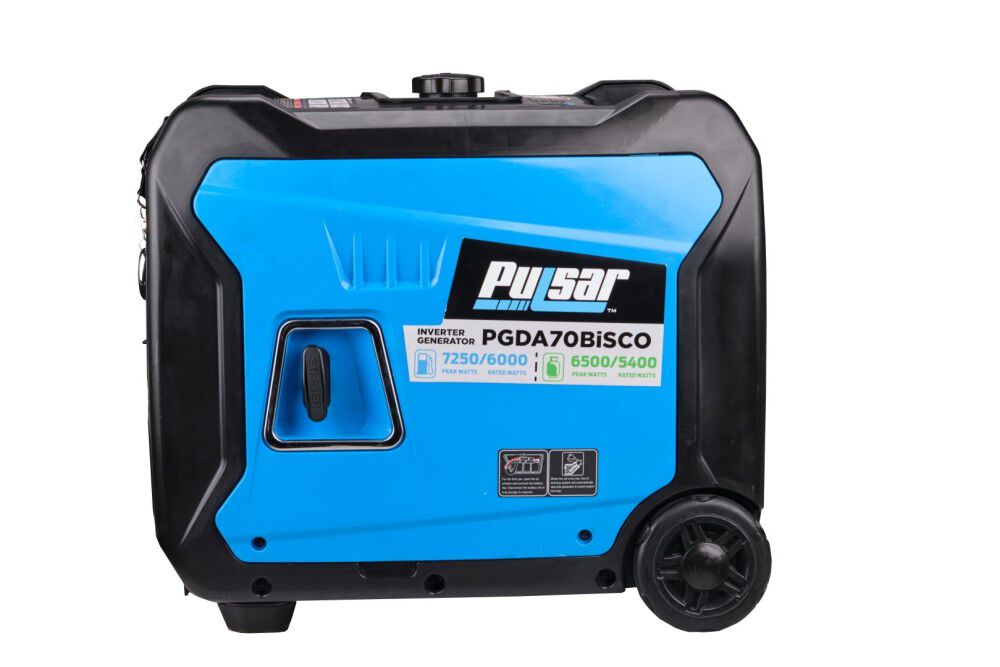 Pulsar Products Inverter Generator with Remote Start Dual Fuel 7250