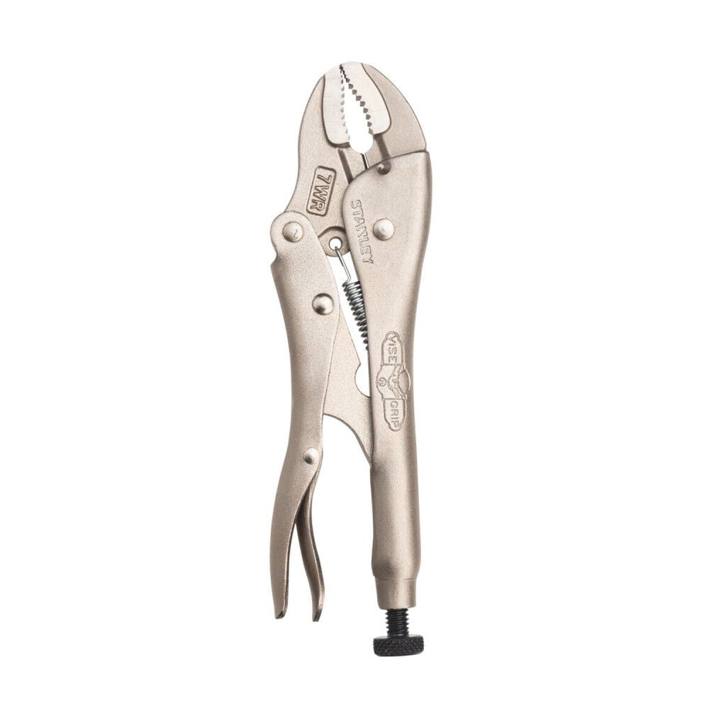 Stanley 7 Inch Curved Jaw Locking Pliers, large image number 1