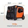 Generac IQ Series 3,800 Watt Dual Fuel 50-State Portable Inverter Generator with COsense Technology, small image number 3