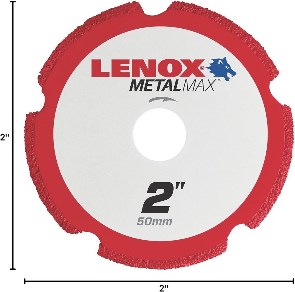 Lenox MetalMax 2 Inch Segmented Rim Diamond Cut-Off Wheel for Metal, large image number 2