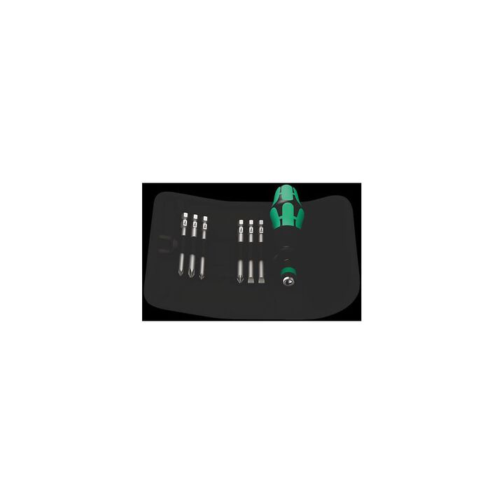 Wera Tools Kraftform Kompakt 40 Screwdriver with Bits 7pc, large image number 1