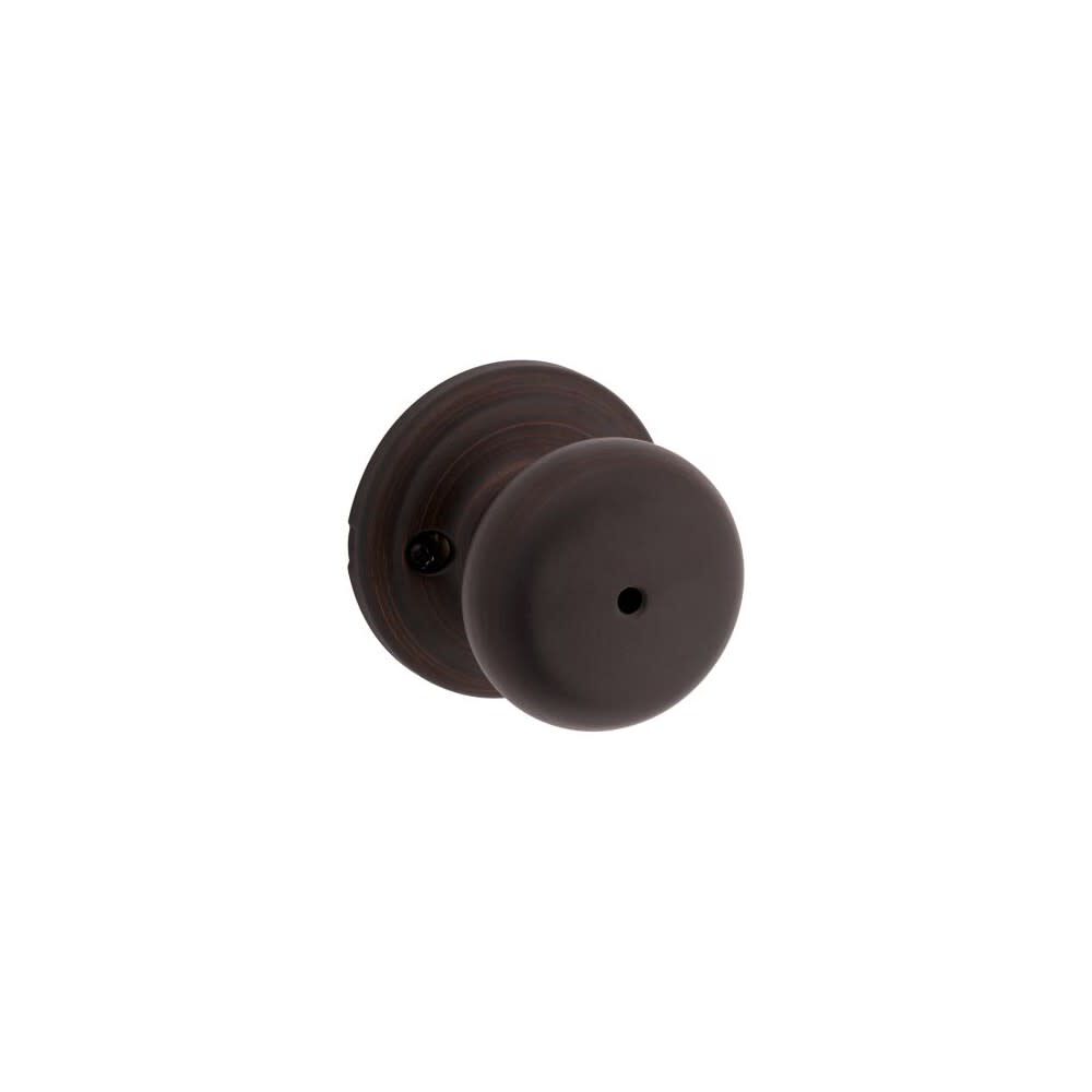 Kwikset Venetian Bronze Bed/Bath Juno Privacy Door Knob, large image number 2