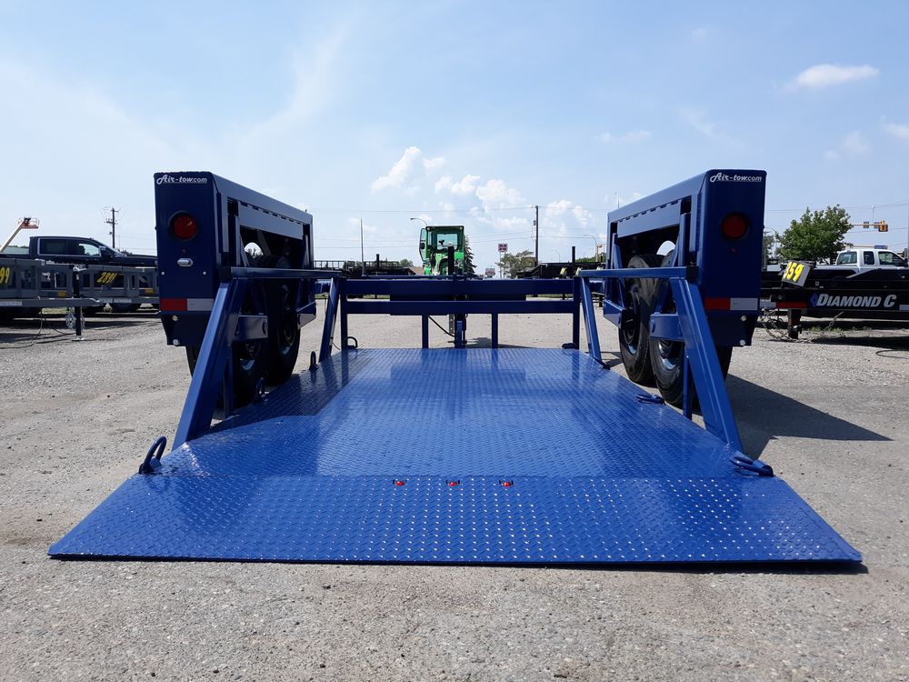 Air-Tow Trailers 14 Ft. Drop Deck Flatbed Trailer 75 Inch Deck Width - 12000# Capacity, large image number 7