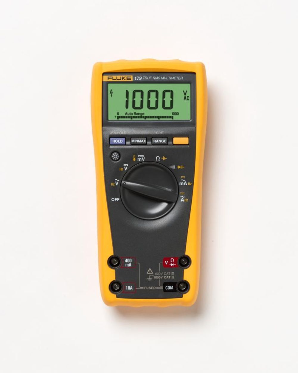 Fluke TRMS Multimeter with Backlight & Temperature, large image number 1