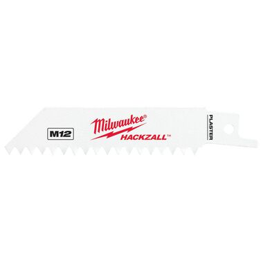 Milwaukee M12 HACKZALL Bi-Metal Blade-Plaster and Drywall 5Ct