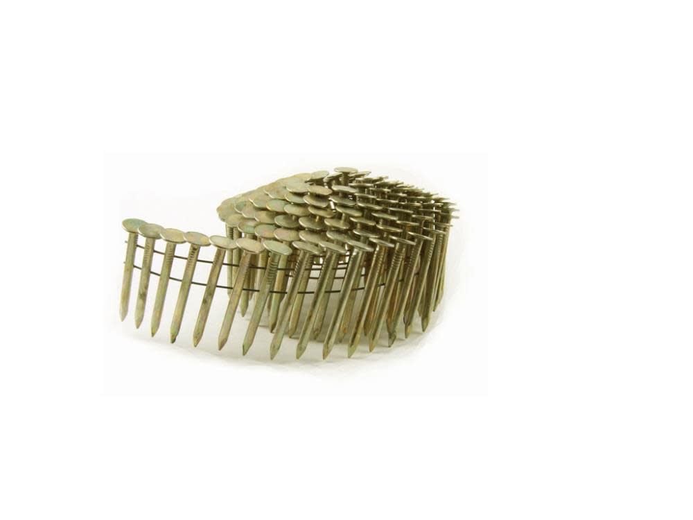 B and C Eagle (7.2M) 1-1/4 Inch 15 Degree Galvanized Wire Coil Roofing Nails 7200/Box, large image number 1