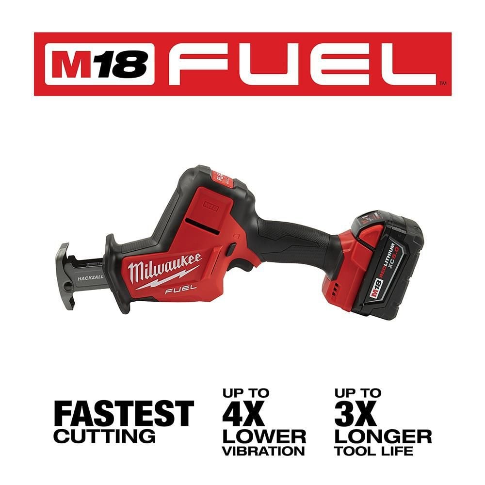 Milwaukee M18 FUEL HACKZALL Reciprocating Saw Kit, large image number 3