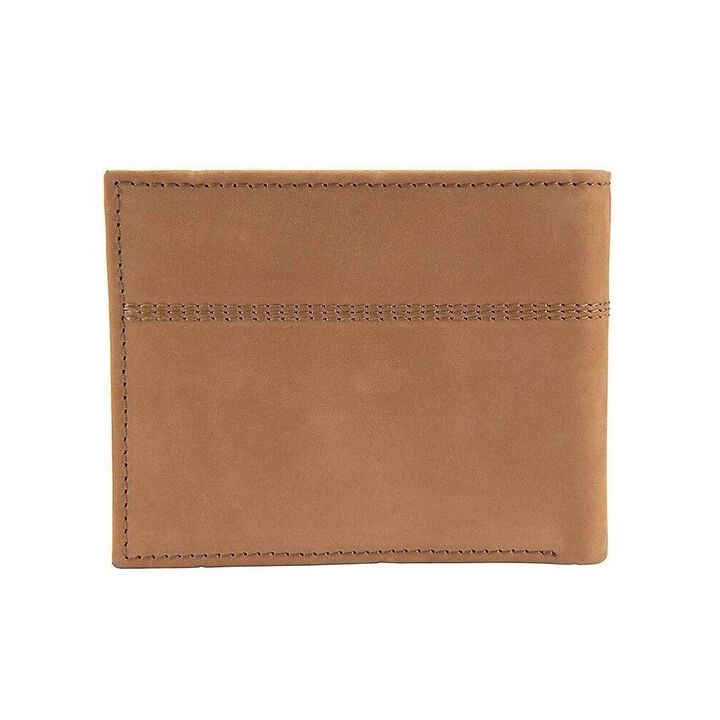 Carhartt Brown Saddle Leather Bifold Wallet, large image number 1