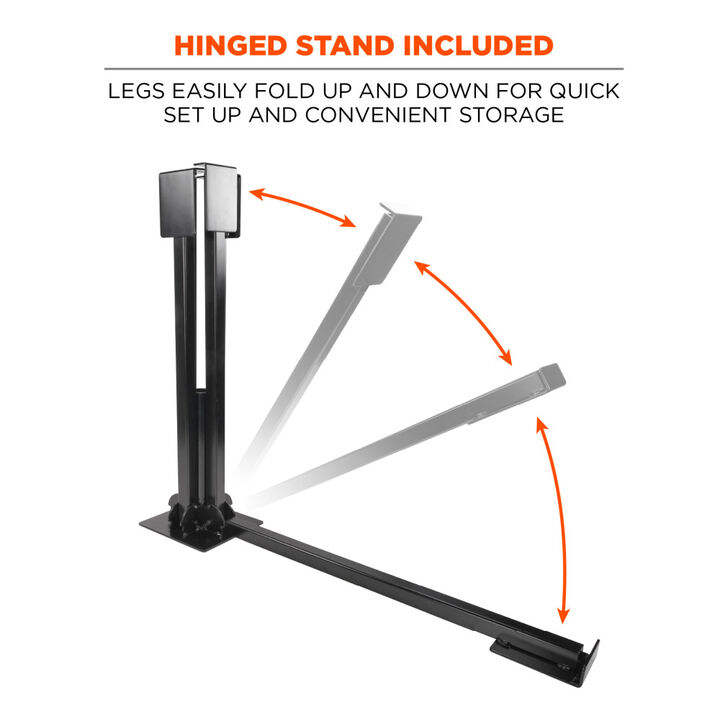 Ergodyne SHAX 6199 Lightweight Work Umbrella & Stand Kit, large image number 4