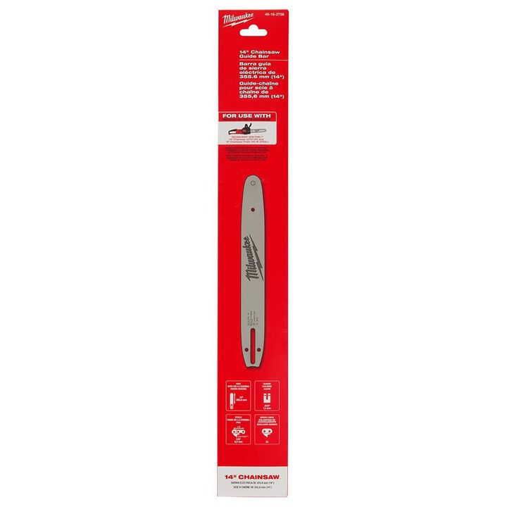 Milwaukee 14inch Chainsaw Guide Bar, large image number 6