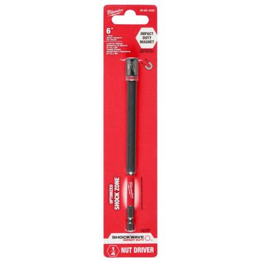 Milwaukee SHOCKWAVE Impact Duty 1/4inch x 6inch Magnetic Nut Driver, large image number 8