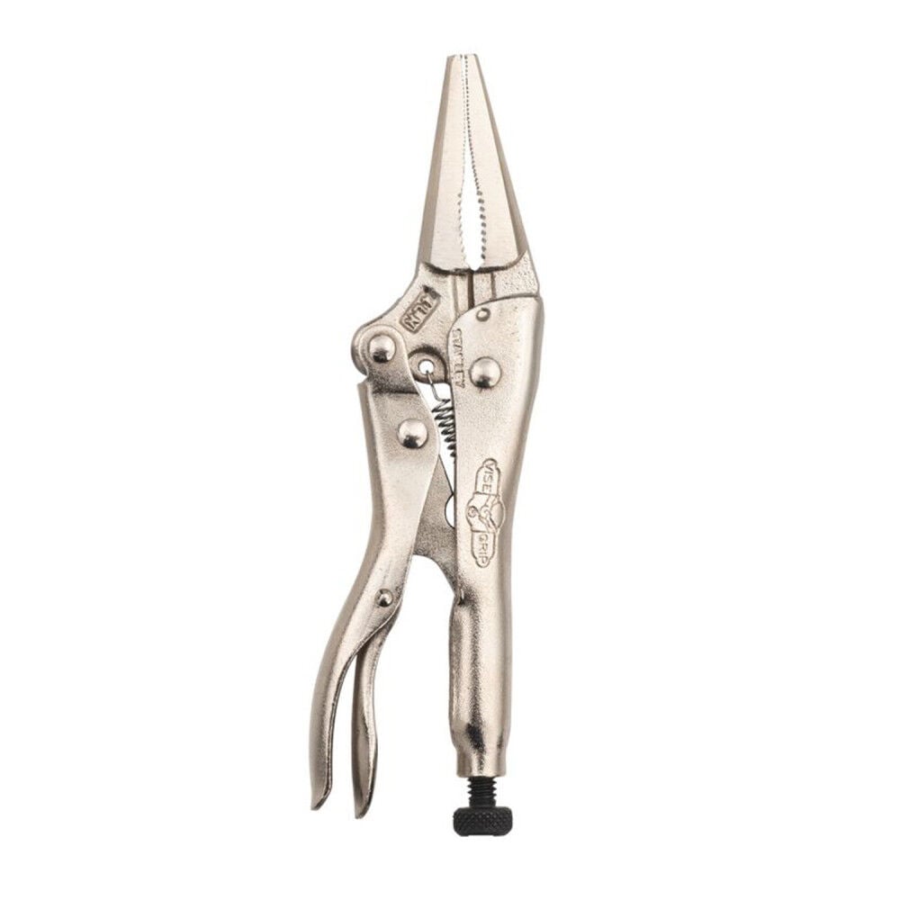 Stanley 4 Inch Long Nose Locking Pliers, large image number 1