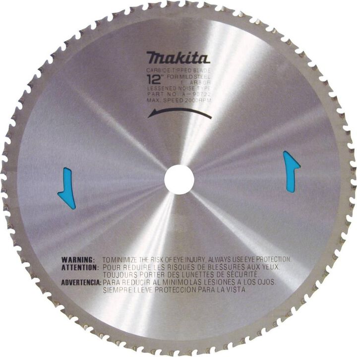 Makita 12 Inch 60T Carbide-Tipped Metal Cutting Blade, Ferrous Metal, large image number 0