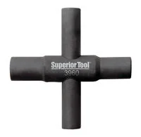 Superior Tool Four Way Sillcock Key