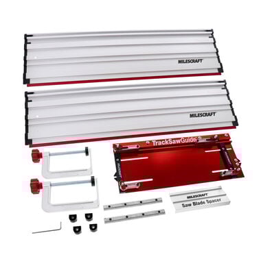 Milescraft 1-3/4 Inch x 50 Inch Aluminum Track Saw Guide Rail