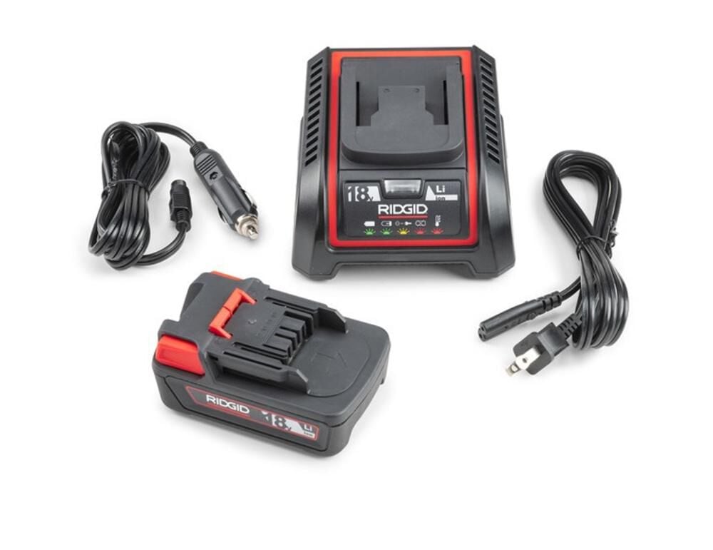 Ridgid 18V 2.5 Ah Lithium Battery and Charger Kit, large image number 1