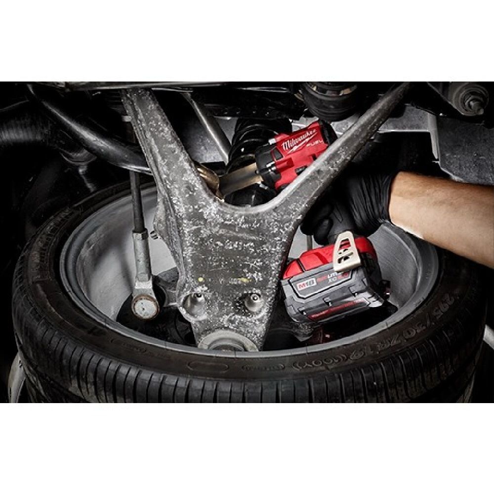 Milwaukee M18 Fuel 3/8 Inch Compact Impact Wrench and XC5.0 Starter Kit Bundle, large image number 6