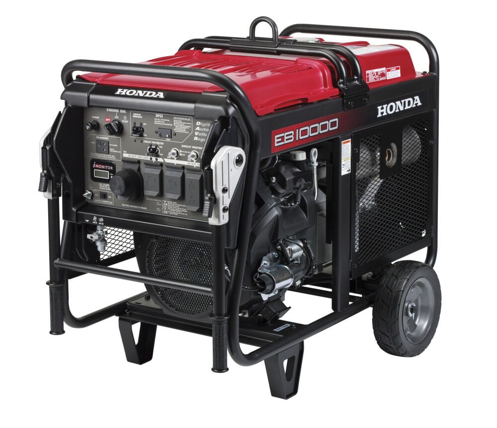 Honda 10, 000 Watt Gas Powered 49-State Portable Generator with CO-Minder – 669070