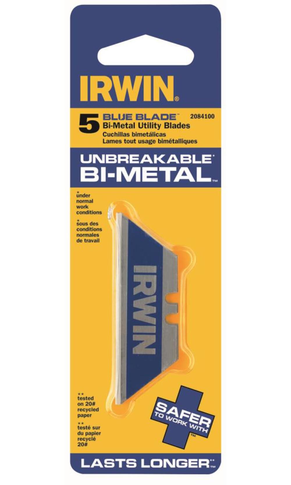 Irwin Bi-Metal Utility Knife Blade 5 pk., large image number 1