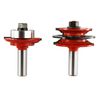 Freud 2-3/8 In. (Dia.) Recoverable Bead Glass Door Bit Sets with 1/2 In. Shank, small image number 1
