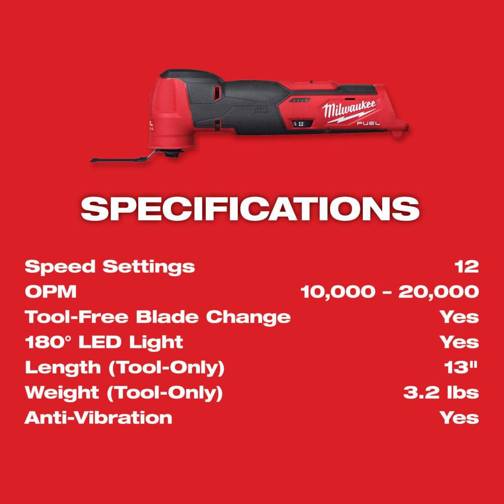 Milwaukee m18 on sale fuel multi tool