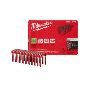 Milwaukee 1inch Insulated Cable Staples, large image number 1