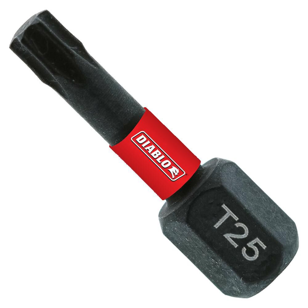 Diablo Tools 1 Inch #25 Torx Drive Bits 2 Pack, large image number 1